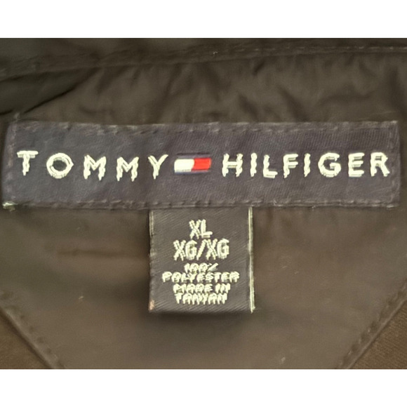 Vintage Tommy Hilfiger Fleece Jacket Mens Insulated Comfy XL Zip Snap Up RARE - Picture 3 of 8